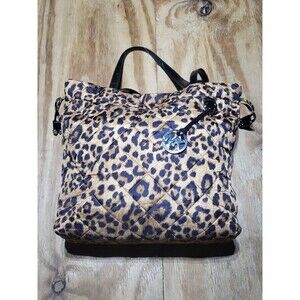 MICHAEL Michael Kors Leopard Print Tote Handbag Magnetic Closure Purse
